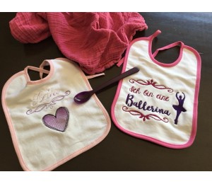 Stickserie - Ballerina inkl. ITH Schlüsselanhänger und Türschild 